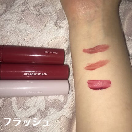 ジューシーラスティングティント/rom&nd/リップティントを使ったクチコミ(4枚目)