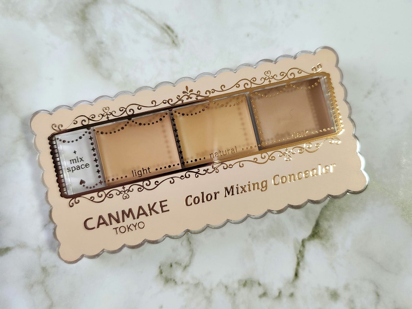 カラーミキシングコンシーラー/キャンメイク/パレットコンシーラーを使ったクチコミ(2枚目)