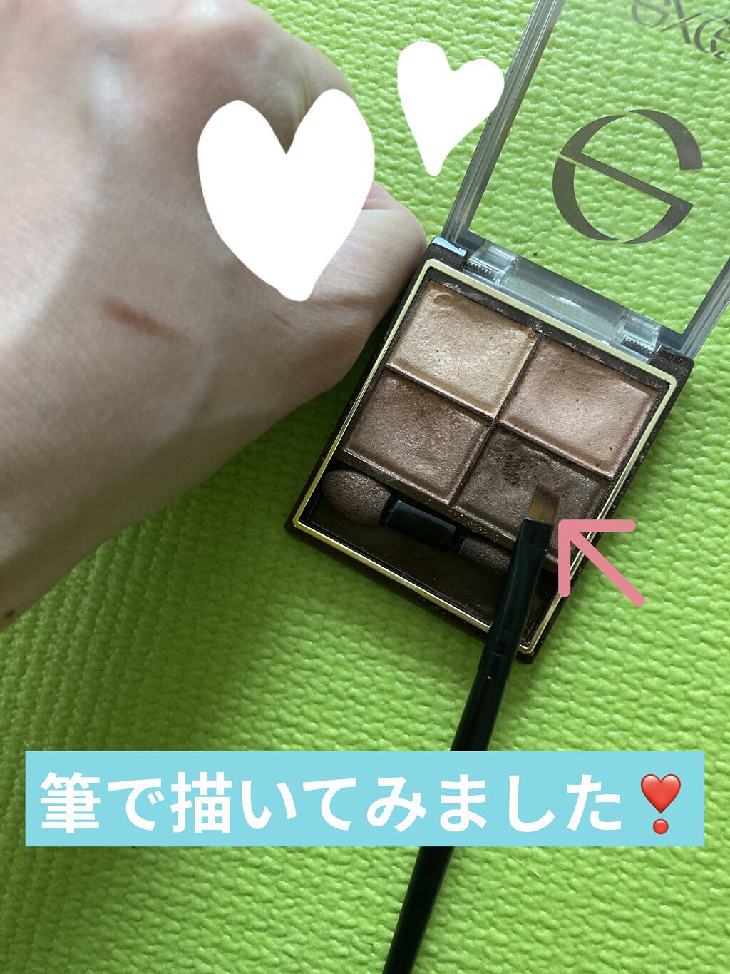 アイライナーブラシ/crayontouch-me/メイクブラシを使ったクチコミ（3枚目）