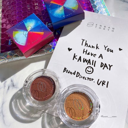 マルチグリッターカラー/ENBAN TOKYO/単色アイシャドウを使ったクチコミ(3枚目)