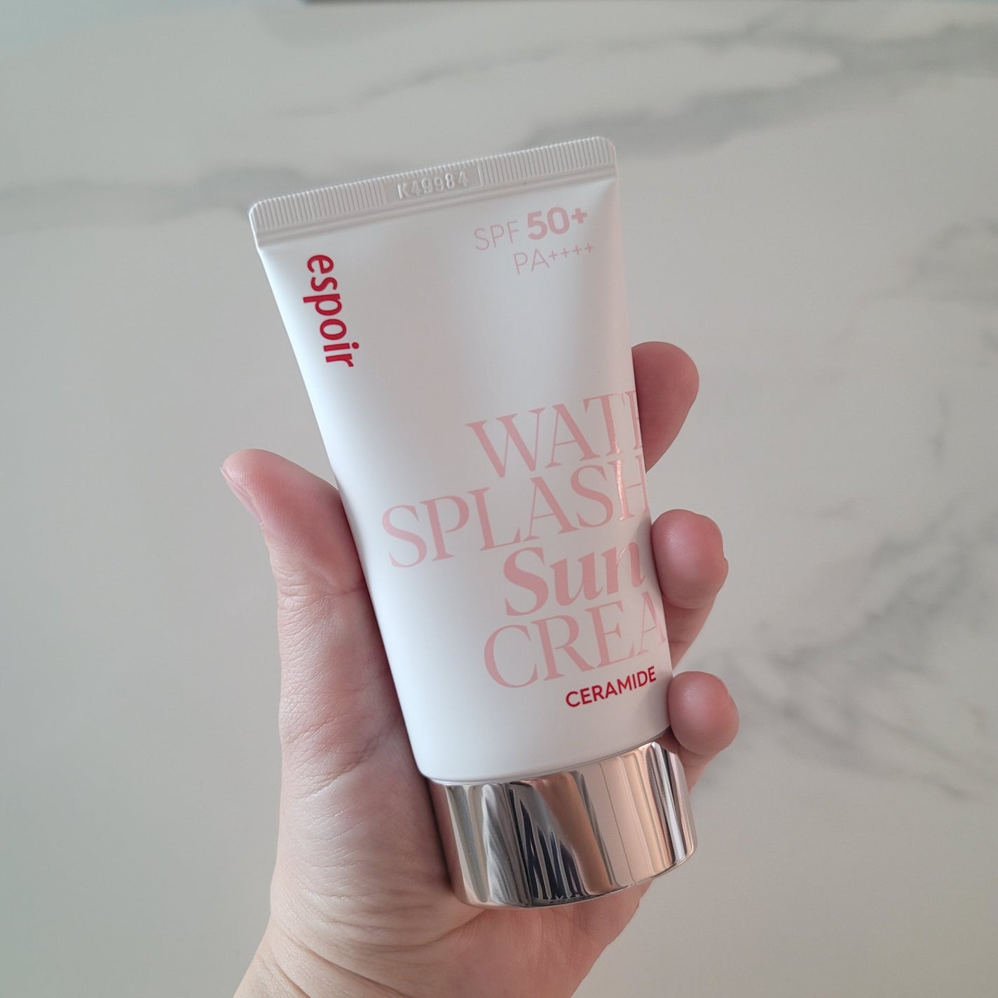 ウォータースプラッシュサンクリーム セラミド/espoir/日焼け止めクリームを使ったクチコミ(2枚目)