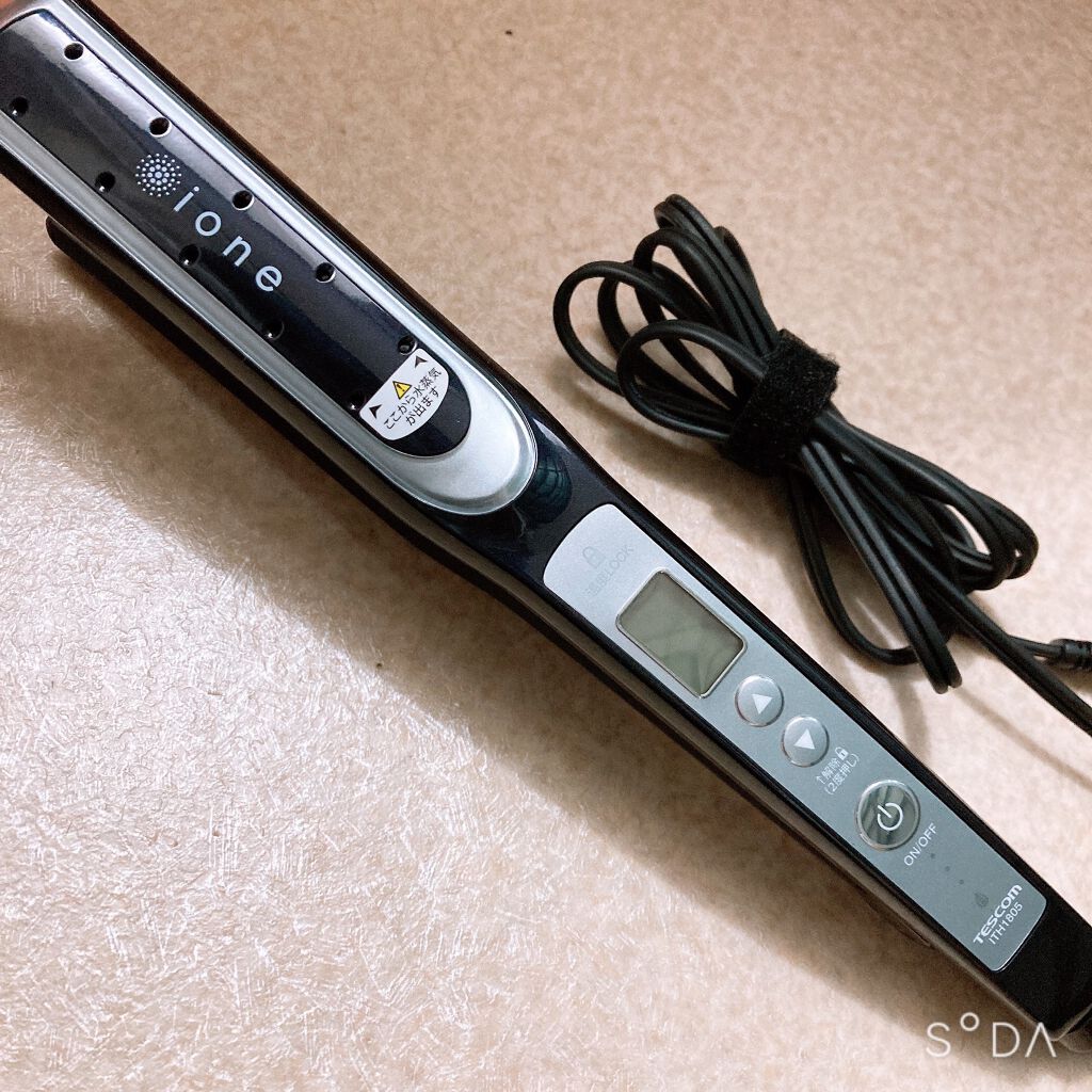 テスコムione マイナスイオンヘアーアイロン/テスコム/ストレートアイロンを使ったクチコミ(1枚目)