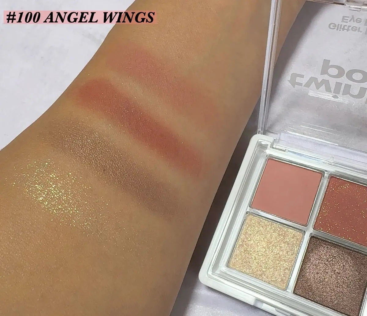 グリッターレイヤリングアイシャドウパレット/TWINKLE POP/アイシャドウパレットを使ったクチコミ(3枚目)