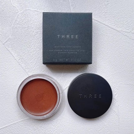 THREE グラムトーンカラーカスタード/THREE/ジェル・クリームチークを使ったクチコミ(1枚目)