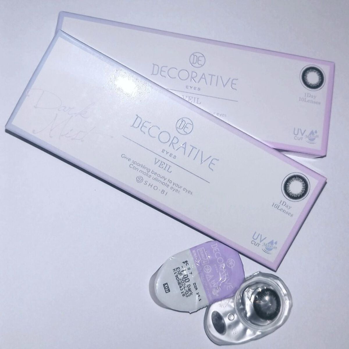 デコラティブアイズ ヴェール/Decorative Eyes/カラーコンタクトレンズを使ったクチコミ(2枚目)