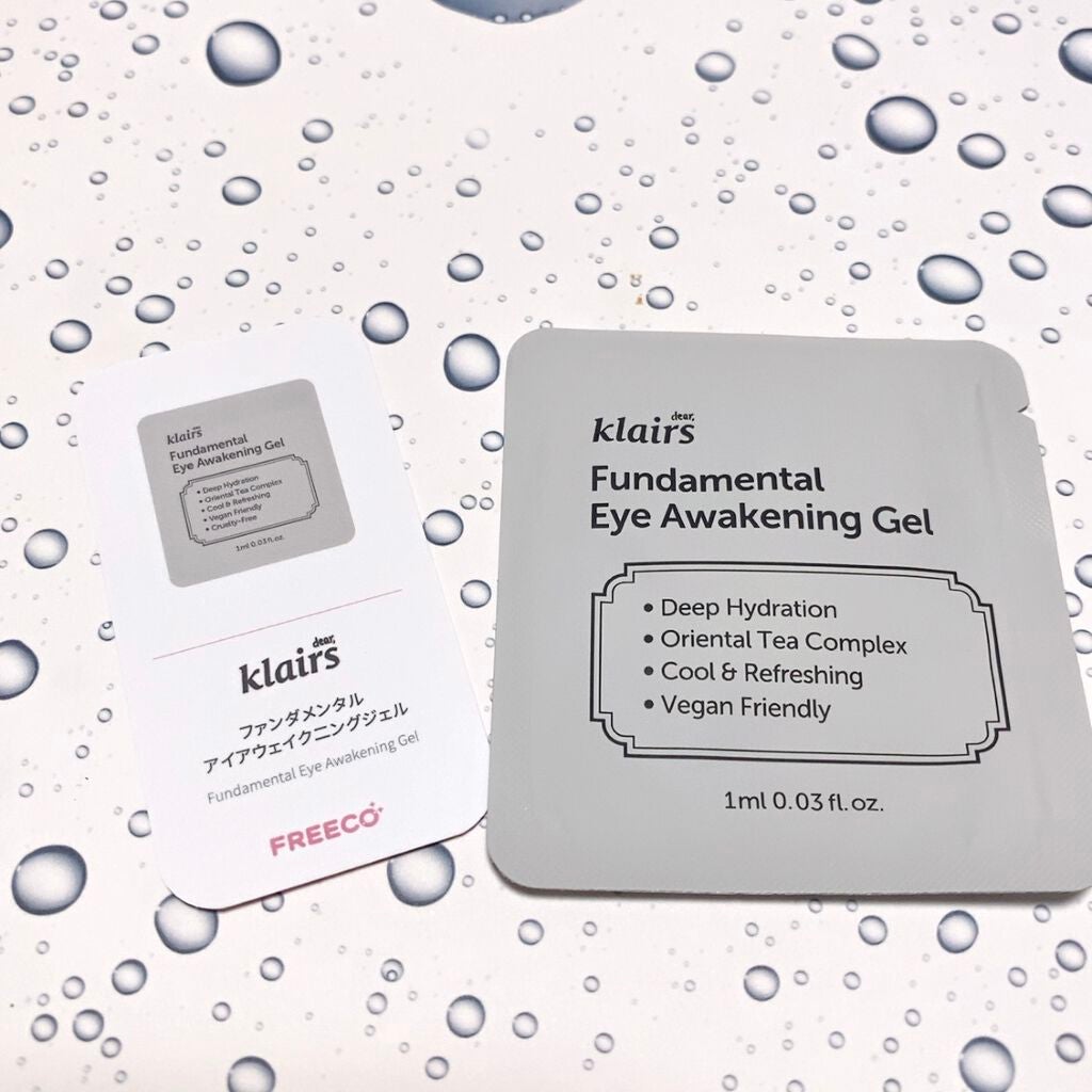 ファンダメンタルアイアウェイク二ングジェル(35ml)/Klairs/アイケア・アイクリームを使ったクチコミ(1枚目)