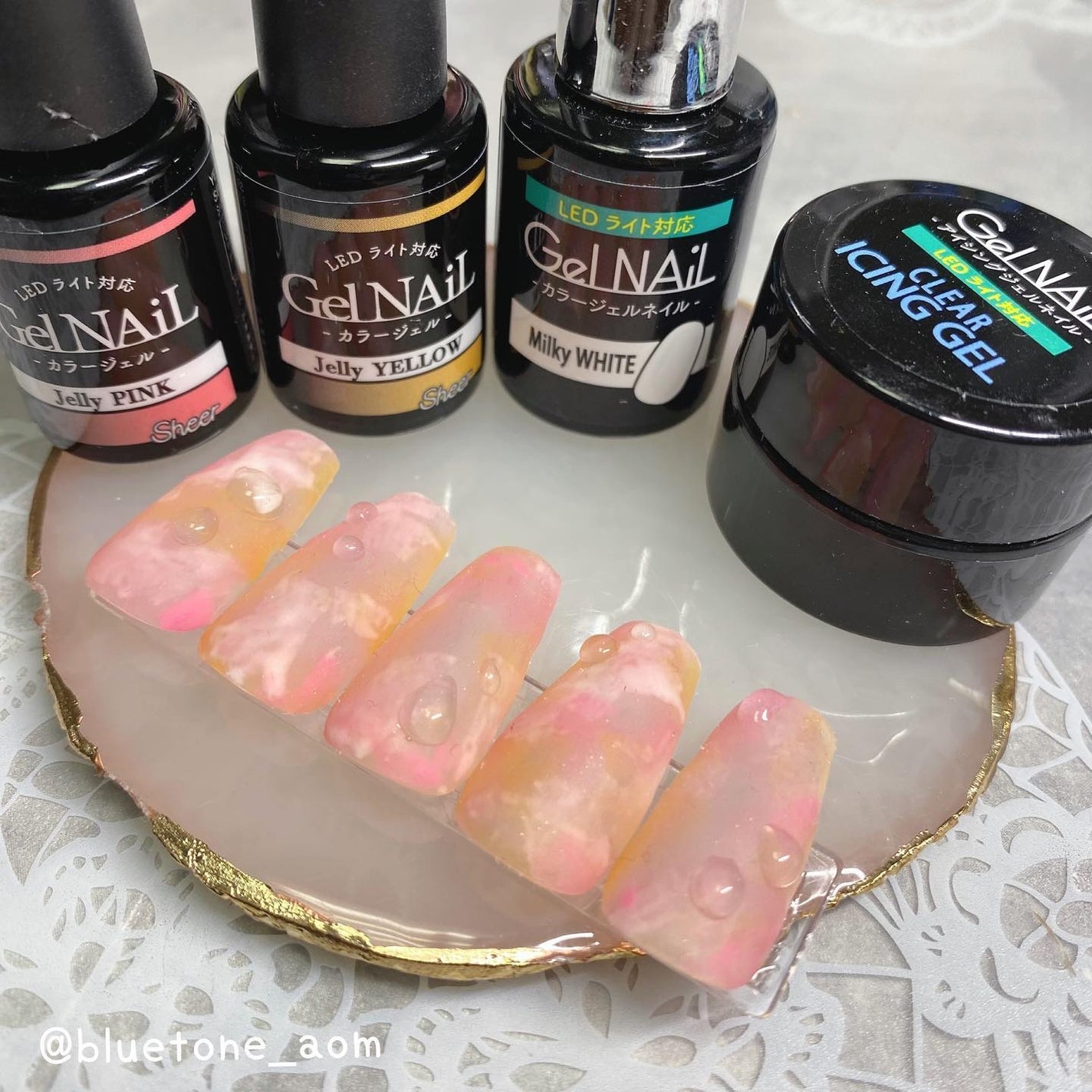 ジェルネイル(ライト対応)/セリア/ジェルネイルを使ったクチコミ(1枚目)