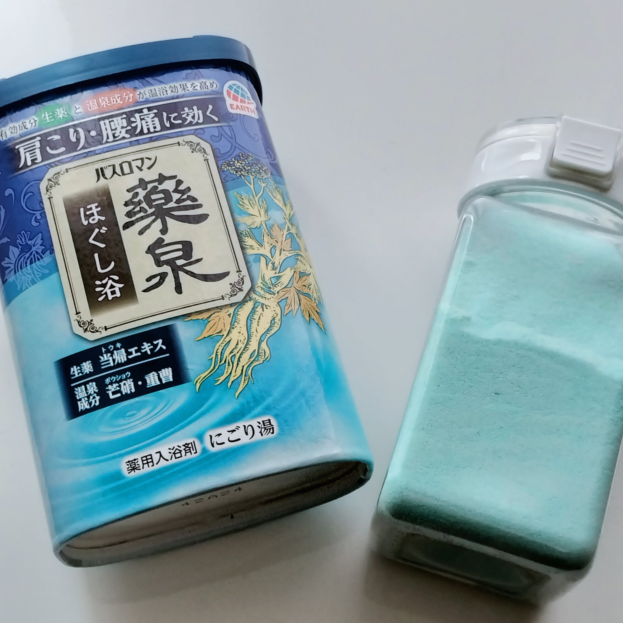 バスロマン 薬泉 ほぐし浴/バスロマン/無機塩系入浴剤を使ったクチコミ（2枚目）