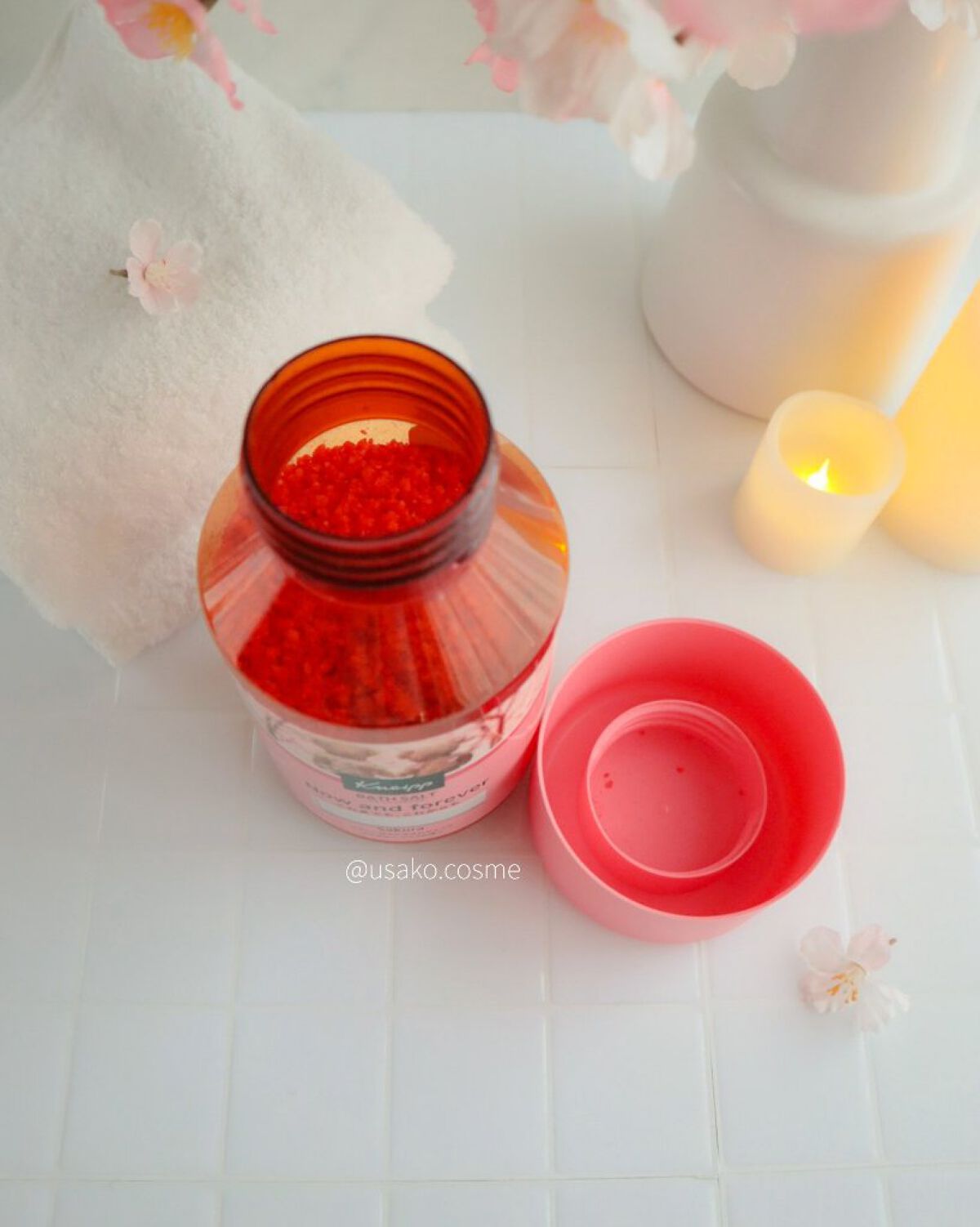 クナイプ バスソルト スミレの香り/クナイプ/無機塩系入浴剤を使ったクチコミ（3枚目）