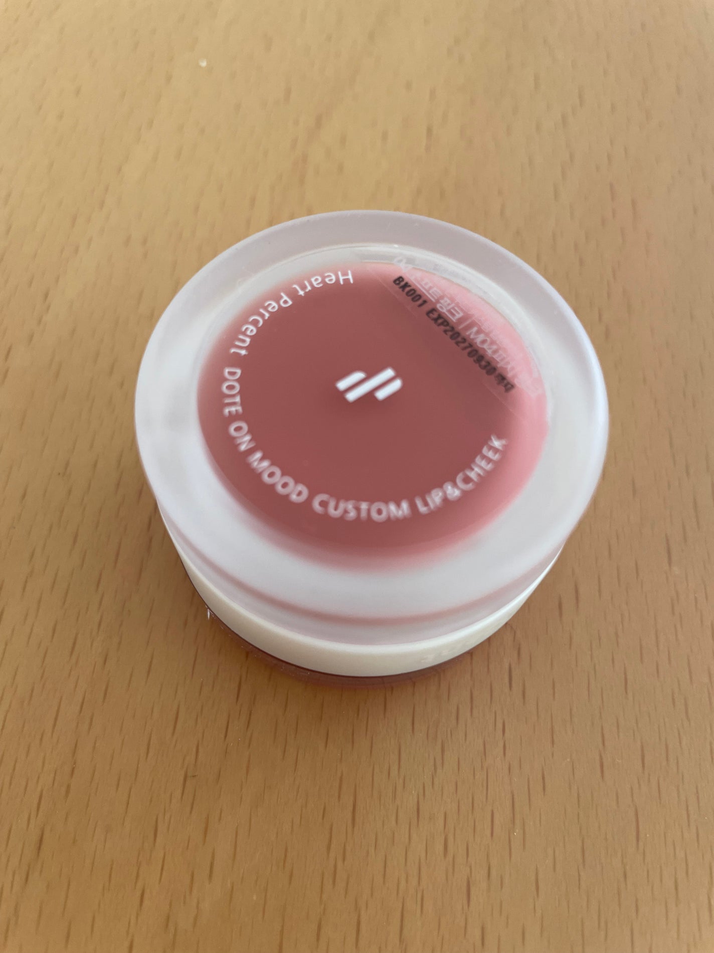 ドットオンムード・カスタム・リップアンドチーク/Heart Percent/ジェル・クリームチークを使ったクチコミ(1枚目)