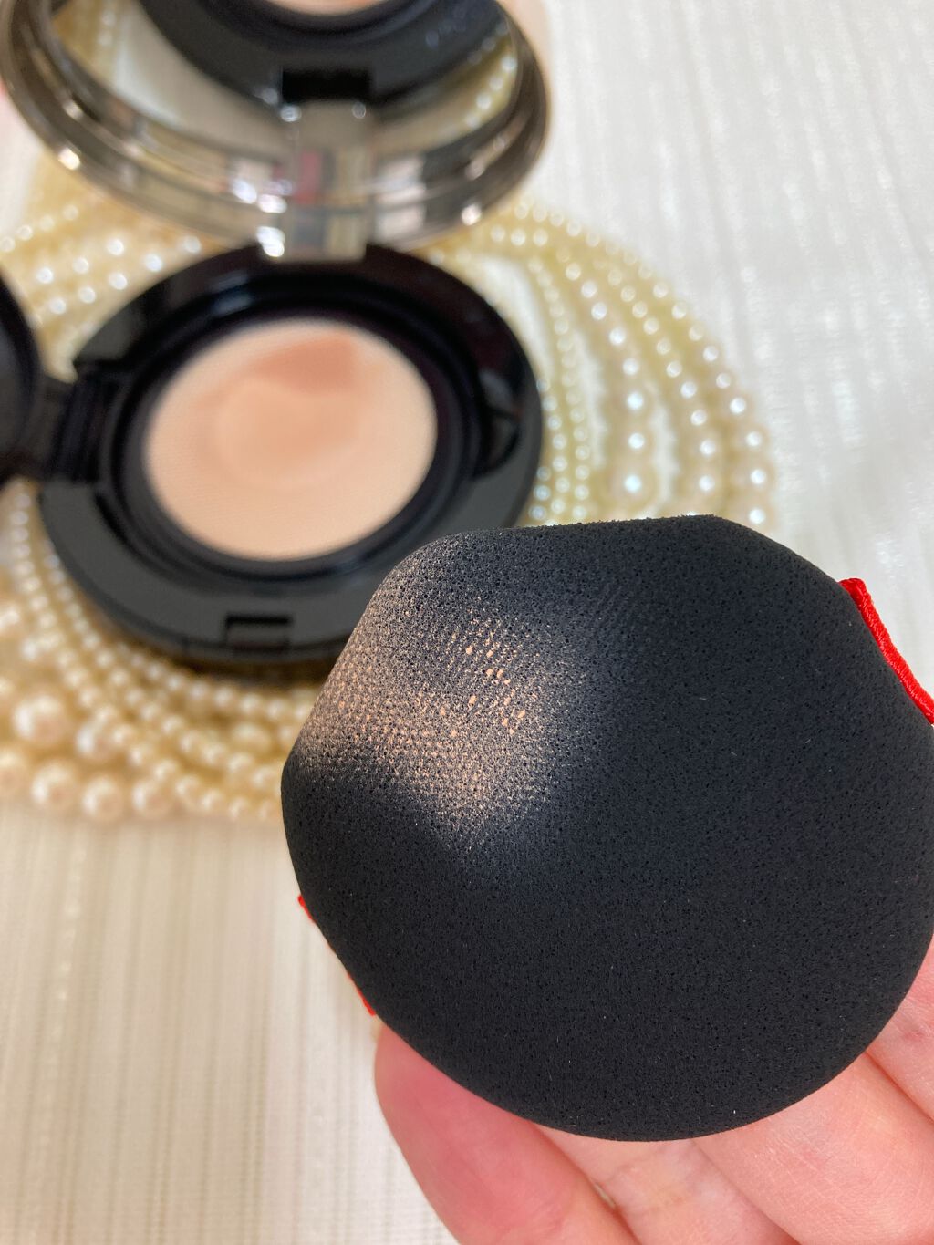 ドラマティックジェリーコンパクト/マキアージュ/クッションファンデーションを使ったクチコミ(3枚目)