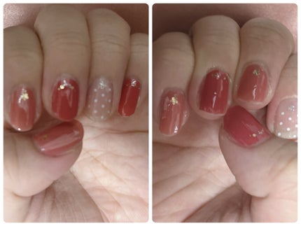 ジェルネイルシール/DAISO/ネイルシールを使ったクチコミ(1枚目)