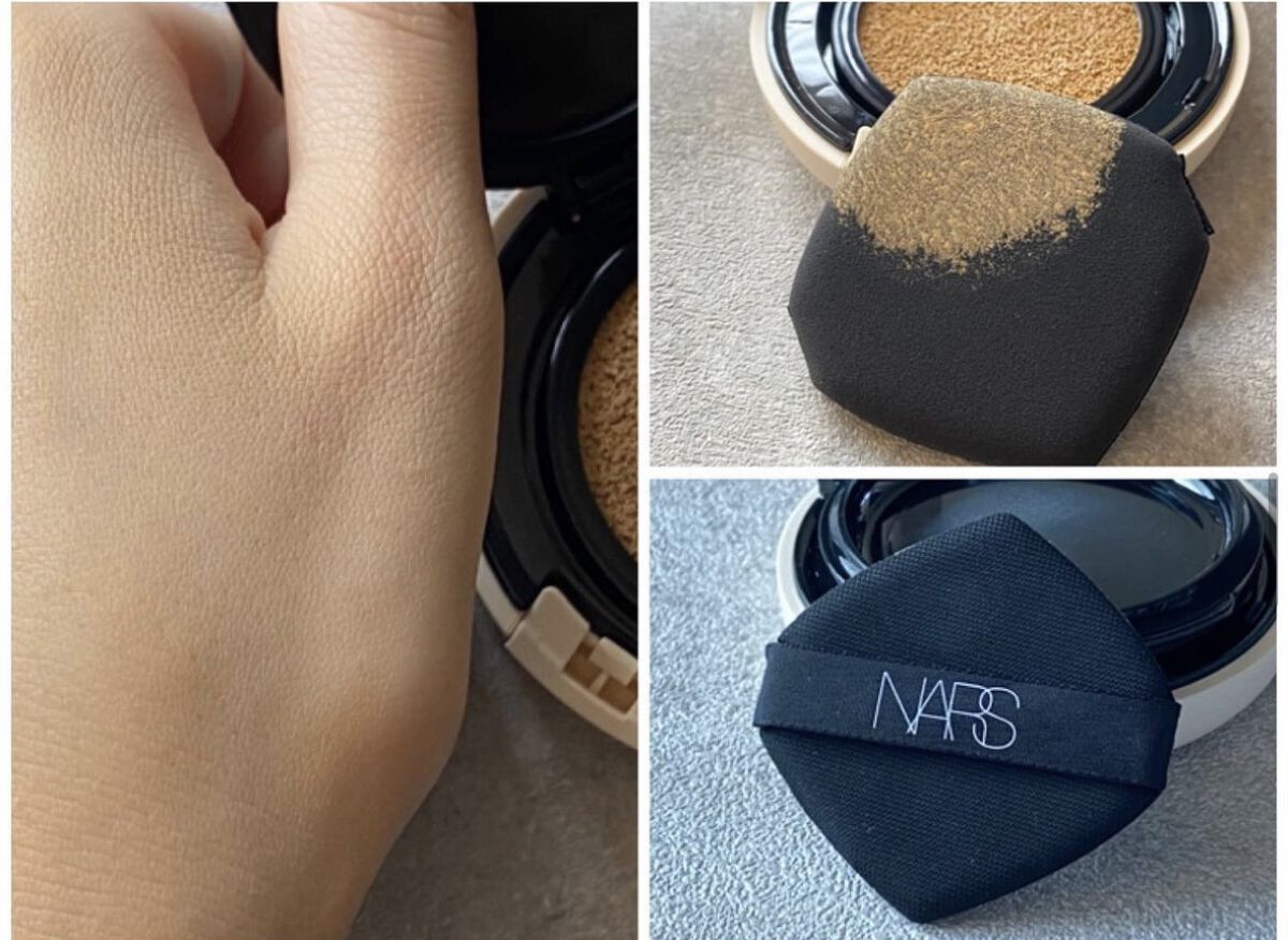 NARS ピュアラディアントプロテクション アクアティックグロー クッションファンデーション SPF50+／PA+++のクチコミ「NARS史上最高レベルにプロテクト機能が搭載され、乾燥、紫外線、ホコリやPM2.5など環境スト.....」（2枚目）