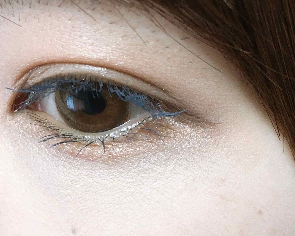 ダイヤモンドシリーズ カラーマスカラ 青グレイ/ZEESEA/マスカラを使ったクチコミ（2枚目）