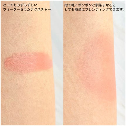 ペタルドロップリキッドブラッシャー/DEAR DAHLIA/リキッドチークを使ったクチコミ(5枚目)