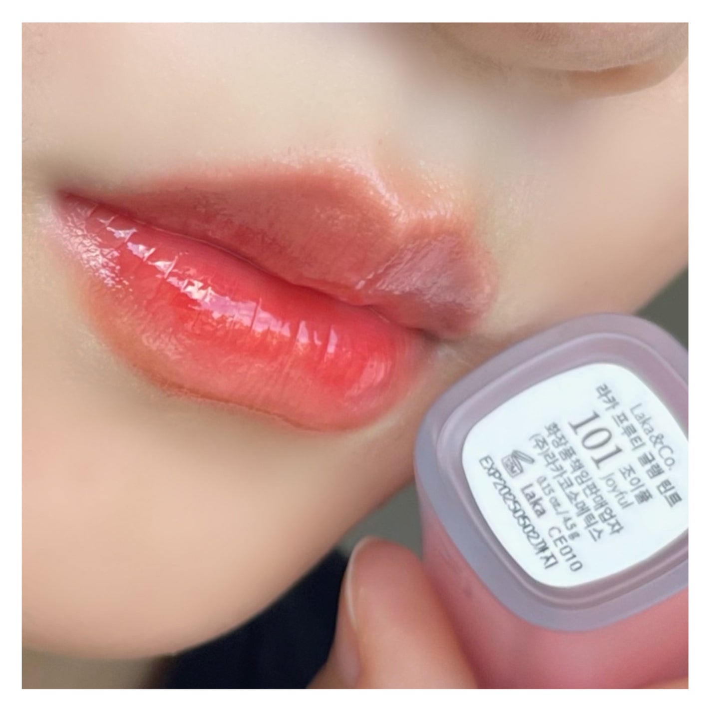 フルーティーグラムティント/Laka/リップティントを使ったクチコミ(2枚目)