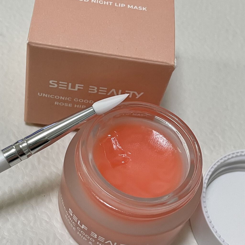 ユニコーングッドナイトリップマスク ローズヒップ&コラーゲン/SELF BEAUTY/リップマスクを使ったクチコミ（2枚目）