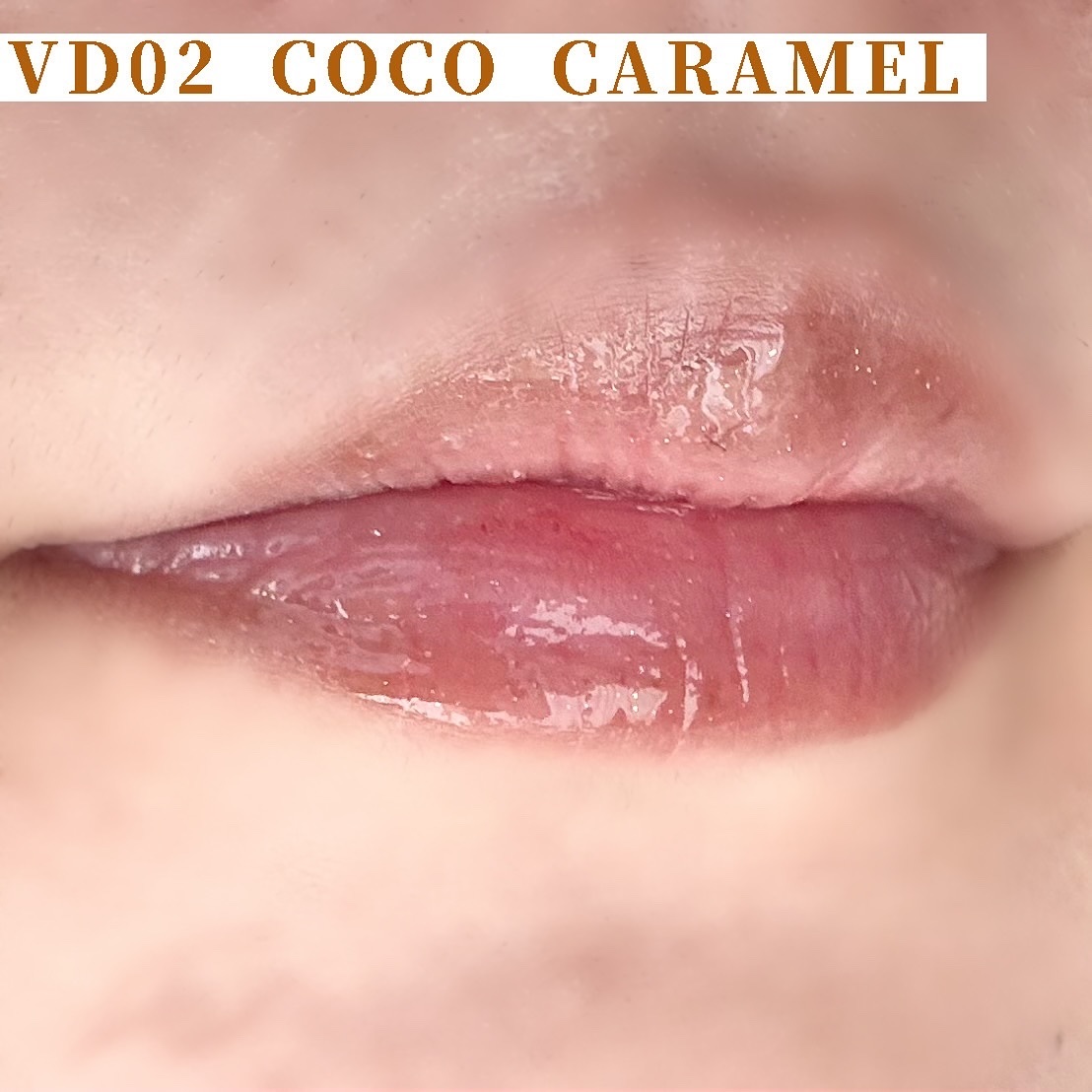 グラッシーコーティンググロス/&nd by rom&nd/リップグロスを使ったクチコミ（3枚目）