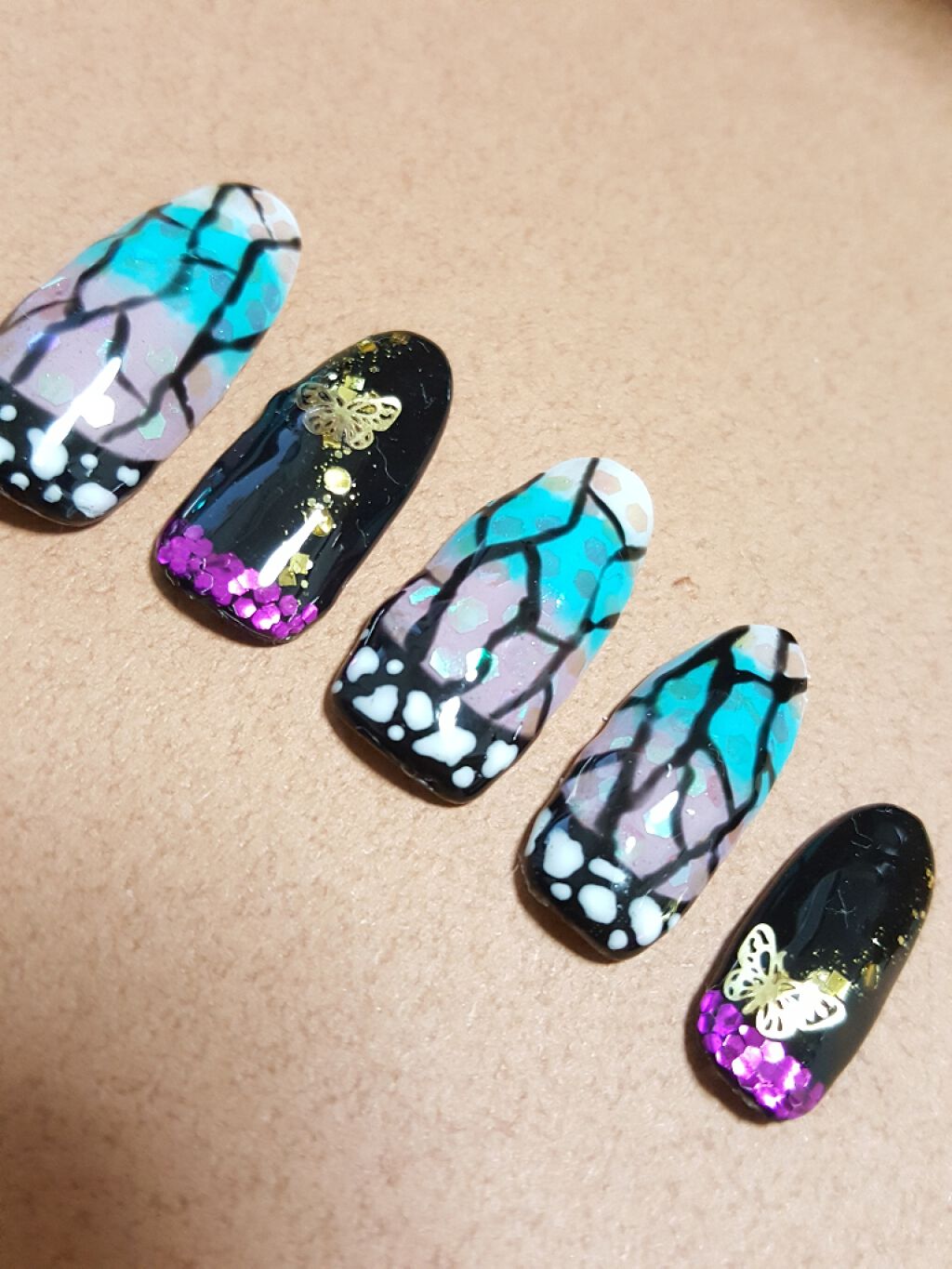 ネイルレシピカラージェル/NailRecipe(ネイルレシピ)/ジェルネイルを使ったクチコミ（3枚目）