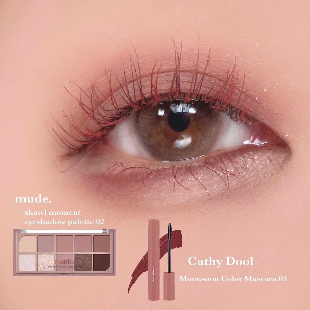 MDショールモーメント アイシャドウパレット/mude./アイシャドウパレットを使ったクチコミ（1枚目）