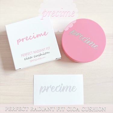 PRECIME  PERFECT RADIANT FIT CICAクッションファンデのクチコミ「#PR #プレシミ 

PRECIME様〔 @OfficialPrecime 〕よりいただきま.....」（1枚目）