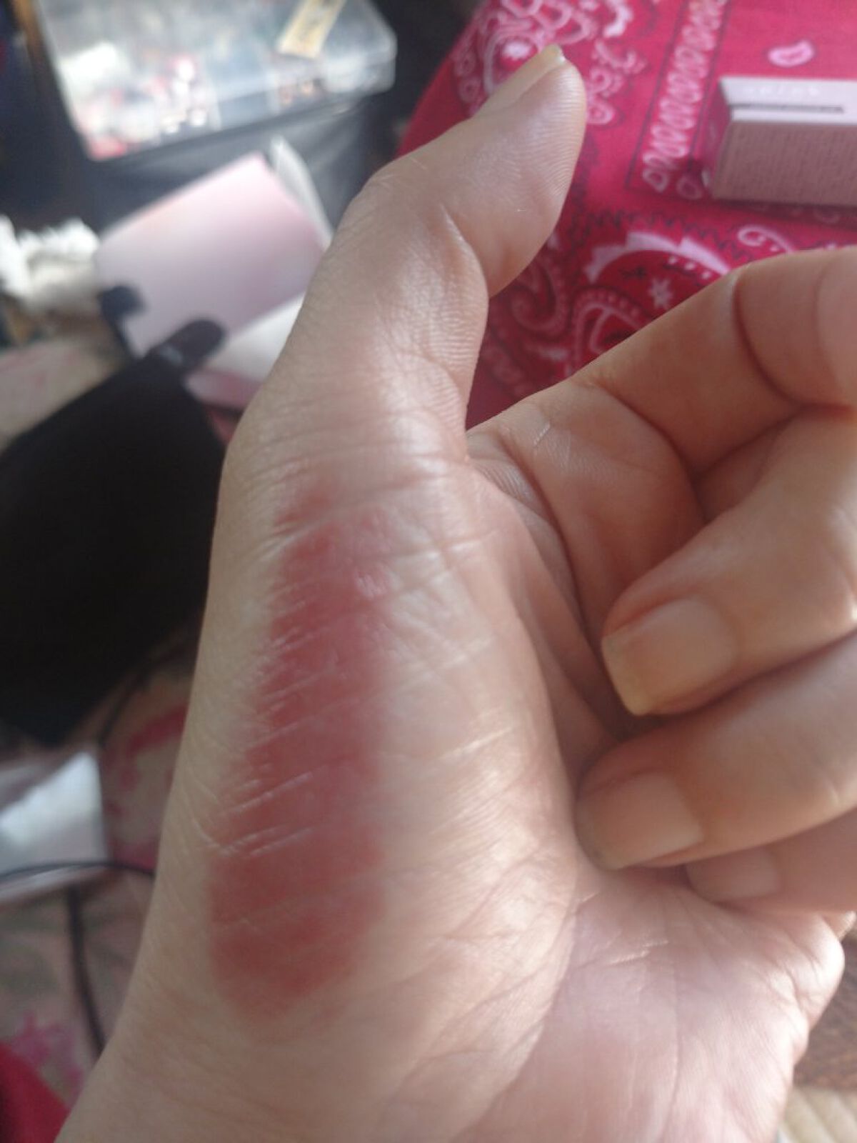 アディクトメロウリップ 01  チェリー/upink/口紅を使ったクチコミ（2枚目）