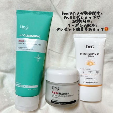 弱酸性レッドブレミッシュクリアスージングフォーム/Dr.G/洗顔フォームを使ったクチコミ(2枚目)