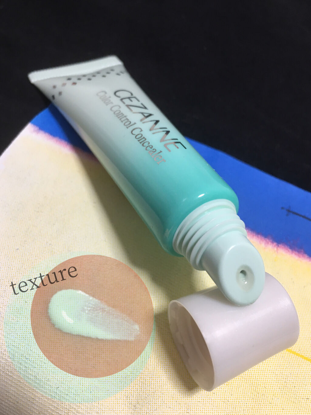 赤み補正コンシーラー/CEZANNE/クリームコンシーラーを使ったクチコミ（2枚目）