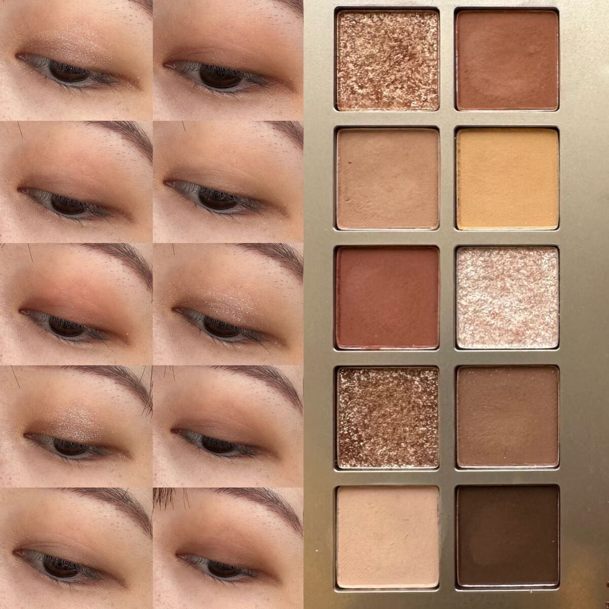 ニューデップスアイシャドウパレット/hince/アイシャドウパレットを使ったクチコミ(4枚目)