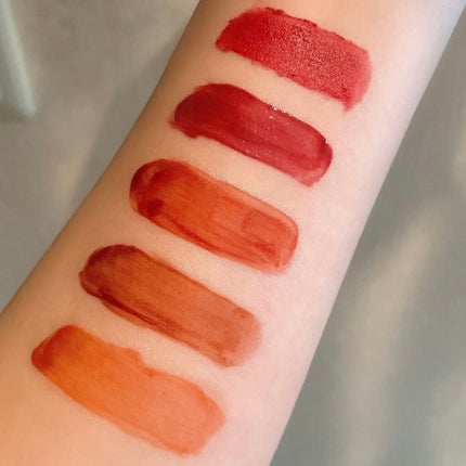 ジューシーラスティングティント/rom&nd/リップティントを使ったクチコミ(4枚目)