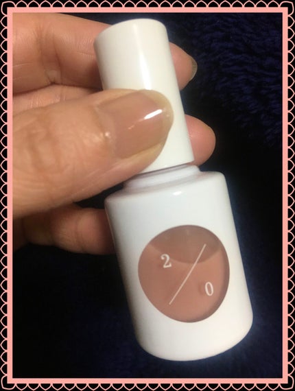 カラーベースコート ゼロ/uka/オールインワンネイルを使ったクチコミ(2枚目)