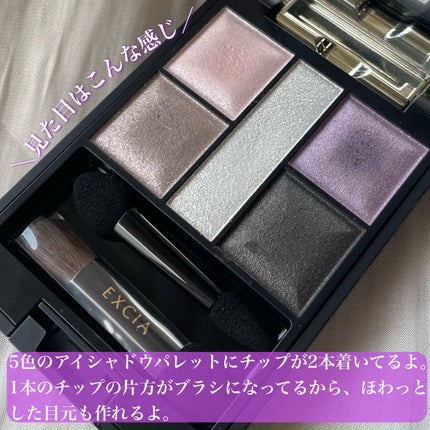 エクシア アイカラー カンテット/ALBION/アイシャドウパレットを使ったクチコミ(3枚目)
