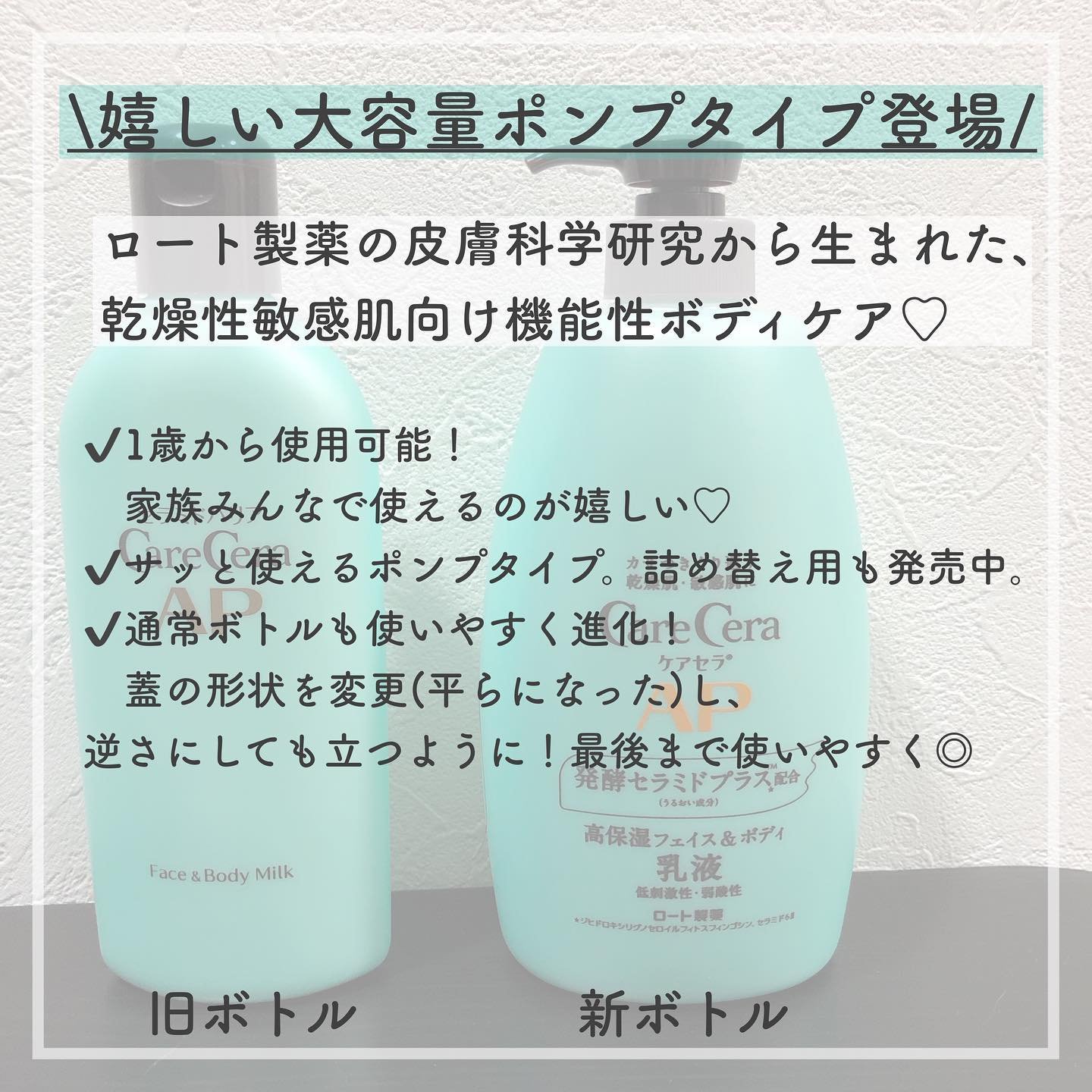 ケアセラ APフェイス＆ボディ乳液/ケアセラ/ボディミルクを使ったクチコミ（2枚目）