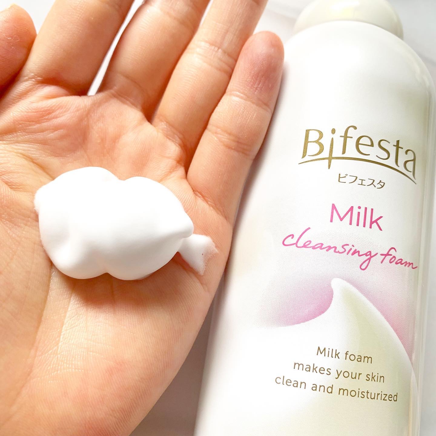 もっちりミルク泡クレンジング/ビフェスタ/クレンジングを使ったクチコミ（3枚目）