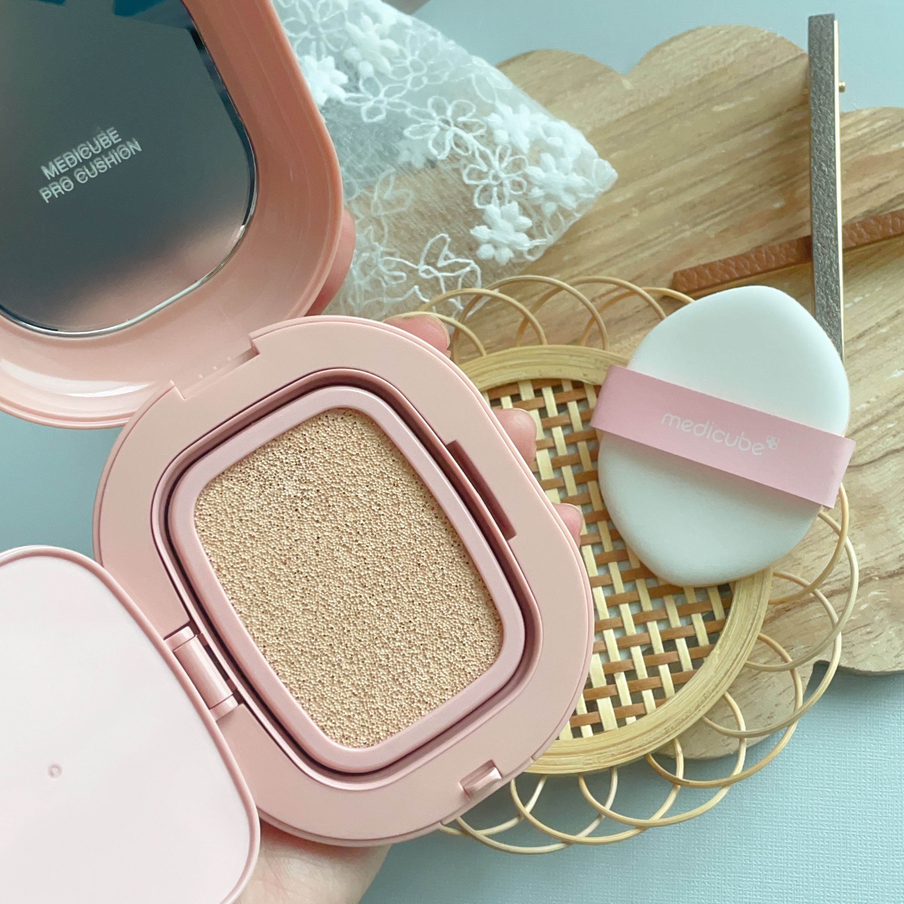 プロ グルタチオン グロウクッションファンデーション/MEDICUBE/クッションファンデーションを使ったクチコミ（3枚目）