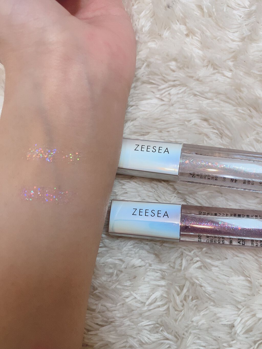 ダイヤモンドシリーズ 星空リキッドアイシャドウ/ZEESEA/リキッドアイシャドウを使ったクチコミ(2枚目)