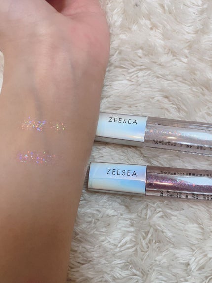 ダイヤモンドシリーズ 星空リキッドアイシャドウ/ZEESEA/リキッドアイシャドウを使ったクチコミ(2枚目)