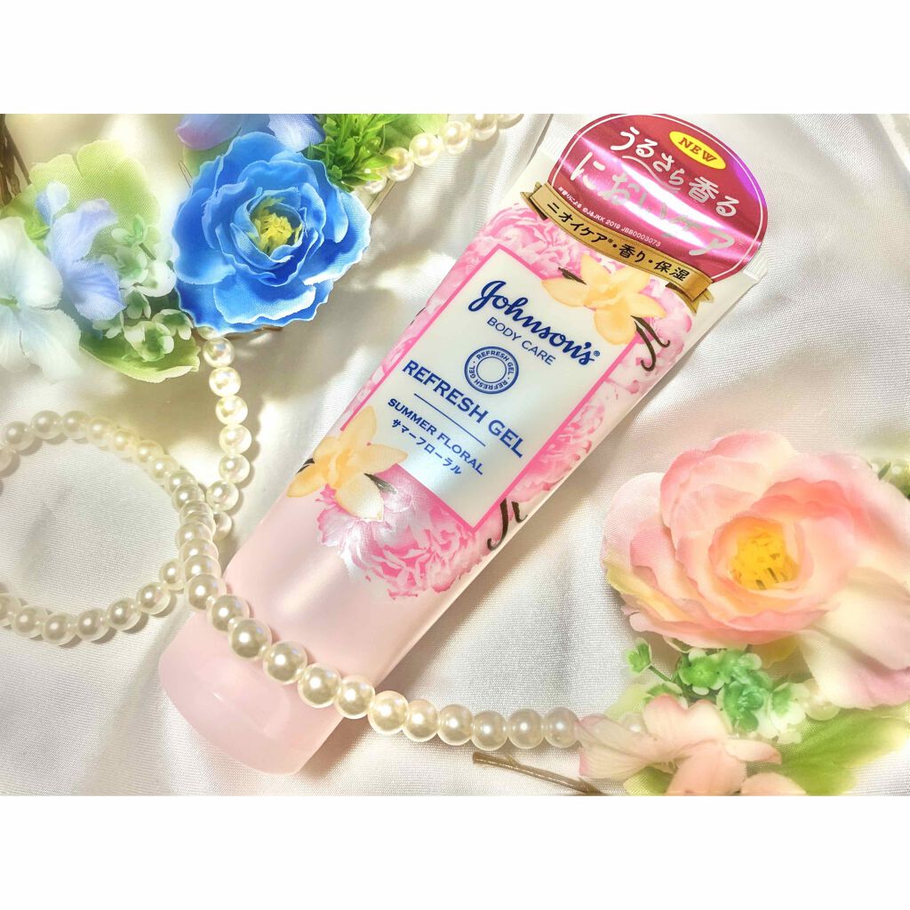 リフレッシュジェル サマーフローラル/ジョンソンボディケア/ボディローションを使ったクチコミ（1枚目）