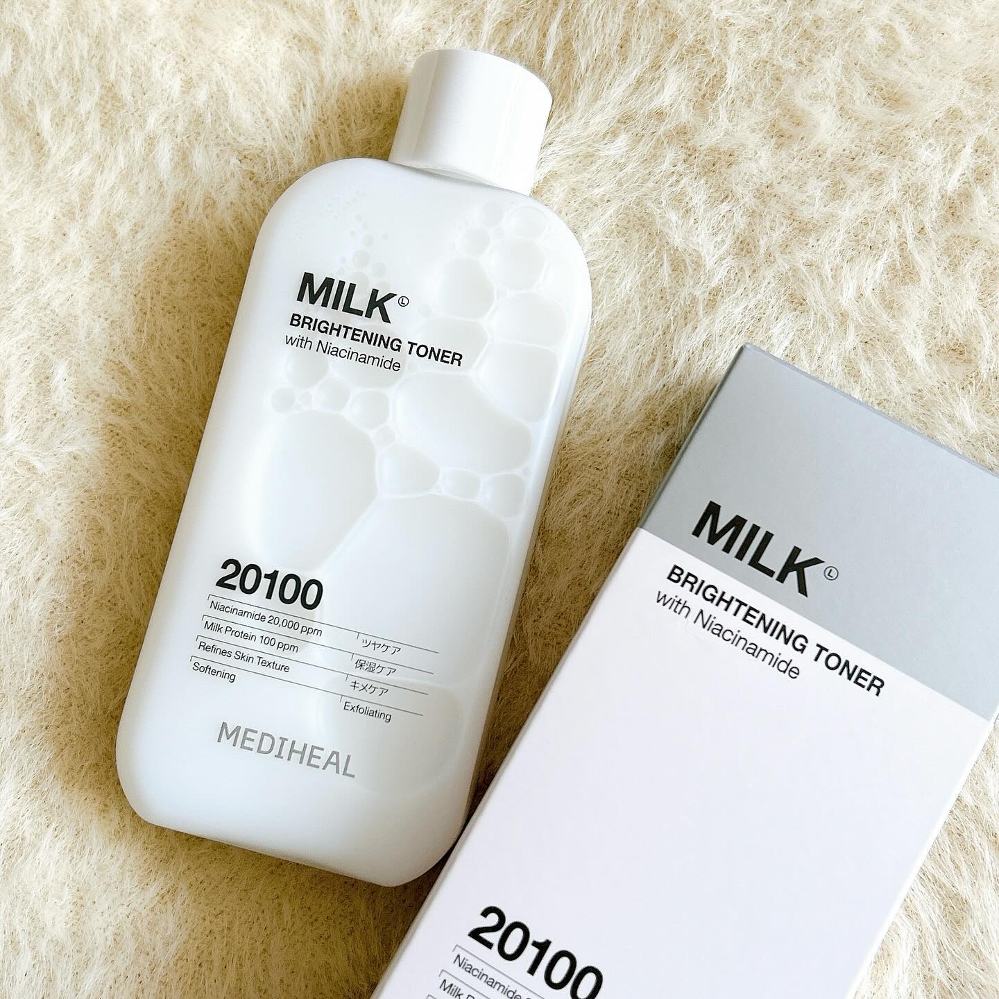 ミルクブライトニングトナー/MEDIHEAL/化粧水を使ったクチコミ（1枚目）