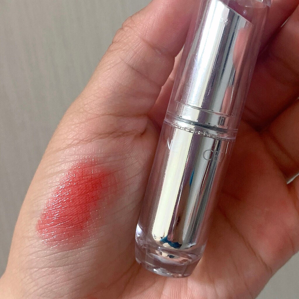 ラスティンググロスリップ/CEZANNE/口紅を使ったクチコミ(4枚目)