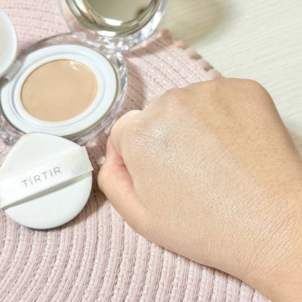 マスクフィット クリスタルメッシュクッション/TIRTIR(ティルティル)/クッションファンデーションを使ったクチコミ(5枚目)