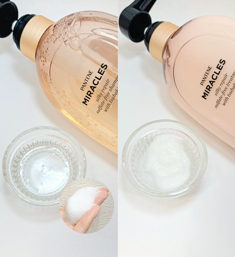 ミラクルズ サルフェート無添加&ジェントルリペア ボンドリペア シャンプー/トリートメント/パンテーン/市販シャンプーを使ったクチコミ(2枚目)