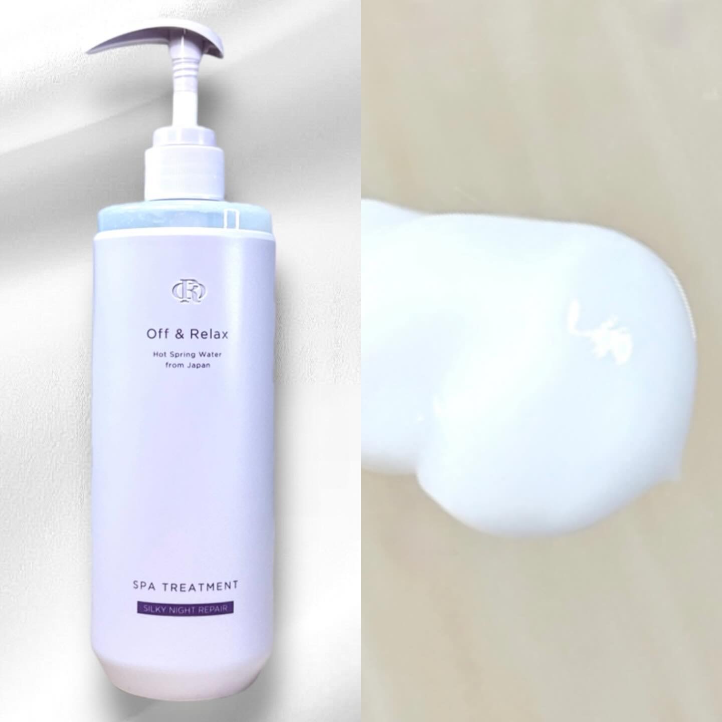 ＯＲ スパ・シャンプー／ヘアトリートメント シルキーナイトリペア/Off&Relax/市販シャンプーを使ったクチコミ（3枚目）