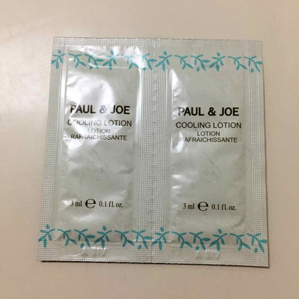 クーリング ローション/PAUL & JOE BEAUTE/化粧水を使ったクチコミ(1枚目)