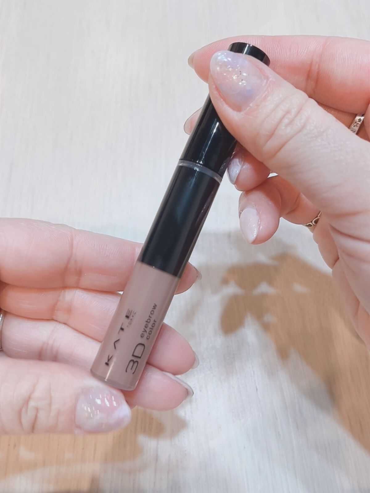 3DアイブロウカラーN/KATE/眉マスカラを使ったクチコミ（2枚目）