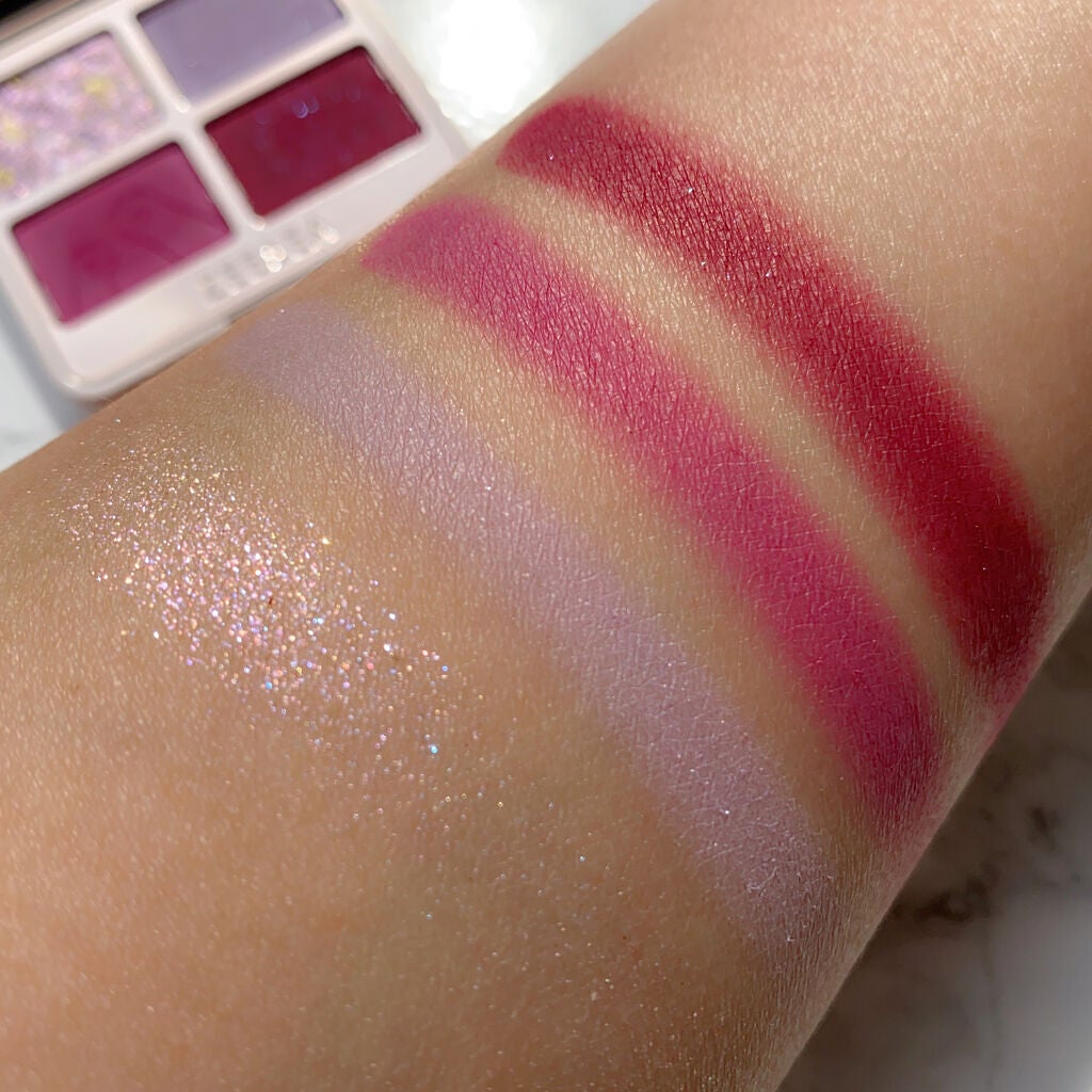 アニマルアイシャドウ(4シェード)/ZEESEA/アイシャドウパレットを使ったクチコミ(4枚目)