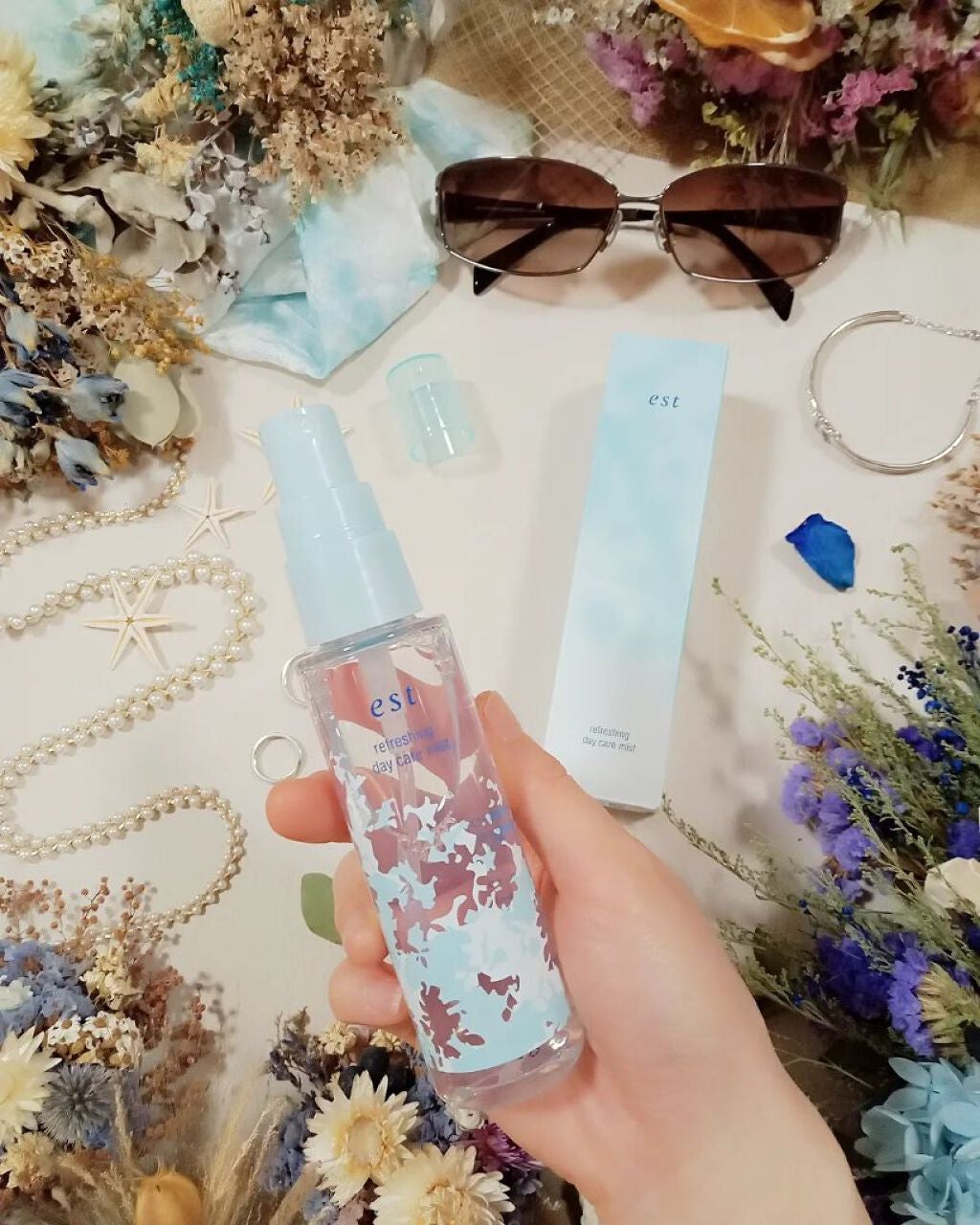 リフレッシング デイケアミスト ハーバルスプラッシュの香り/est/ミスト状化粧水を使ったクチコミ(2枚目)