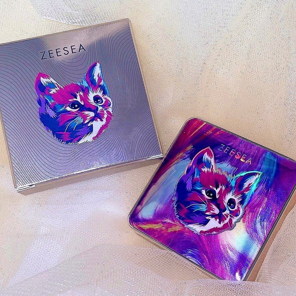 アニマルアイシャドウ(4シェード) 04 ワイルドベリー/ZEESEA/アイシャドウパレットを使ったクチコミ（3枚目）