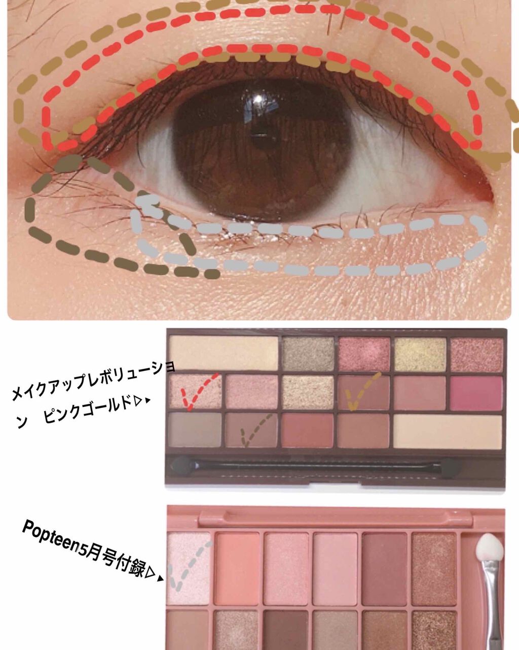 アイラブチョコレート/MAKEUP REVOLUTION/アイシャドウパレットを使ったクチコミ（2枚目）