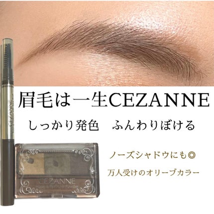 ブラシ付きアイブロウ繰り出し/CEZANNE/アイブロウペンシルを使ったクチコミ(1枚目)